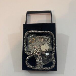 Barbiecore Iced Chain Set Pink Rhinestone Cuban Link + Cross Necklace